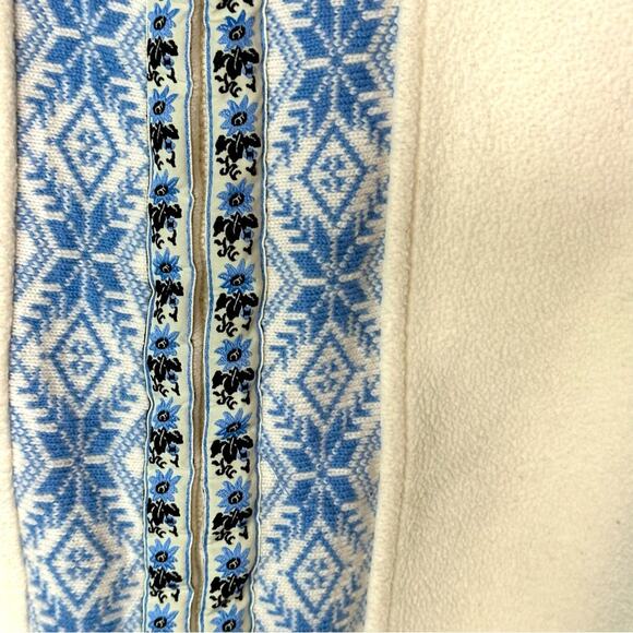 L.L. Bean White and Blue Women's Vest - Picture 3 of 7